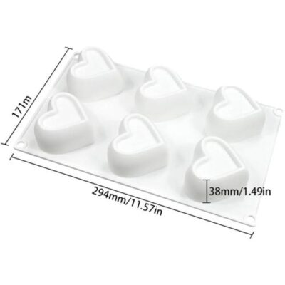 Concave Heart Mousse Cake Silicone Baking Pan - Cake Tools - Baking Tools & Equipments - Product Detail