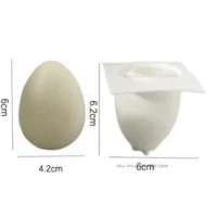 Egg Shape Mousse Cake Silicone Baking Pan - Cake Tools - Baking Tools & Equipments - Showing Size