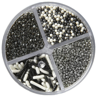 Wilton Silver and Black Sprinkle Mix, 3.8 oz. - Wilton - Sprinkles - Product Detail