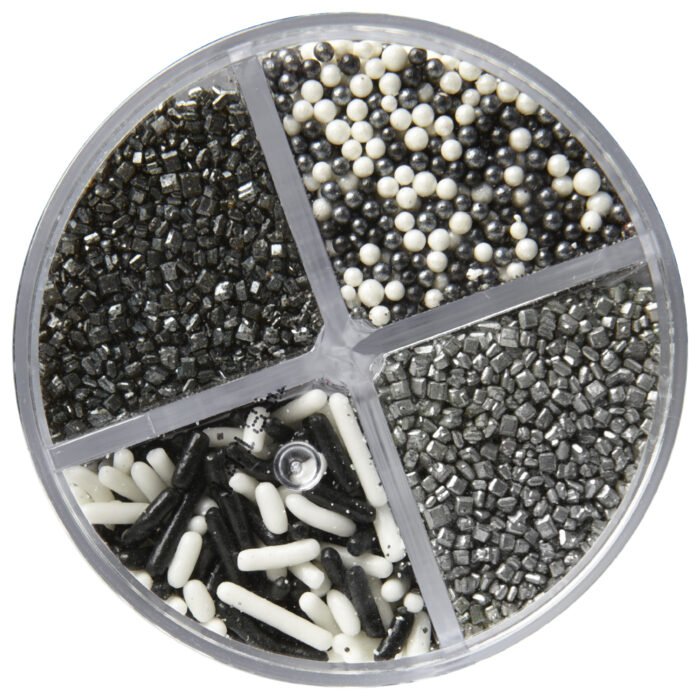 Wilton Silver and Black Sprinkle Mix, 3.8 oz. - Wilton - Sprinkles - Product Detail