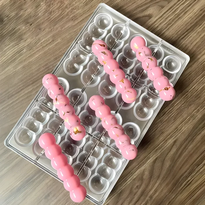 10 Cavity Polycarbonate Chocolate Mould 1 - Cake Tools - Polycarbonate Moulds - On Display