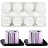 Cylinder Square Shape Mousse Cake Silicone Baking Pan - Cake Tools - Baking Tools & Equipments - On Display