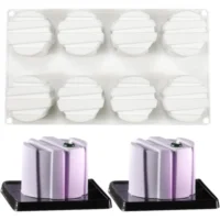 Cylinder Square Shape Mousse Cake Silicone Baking Pan - Cake Tools - Baking Tools & Equipments - On Display