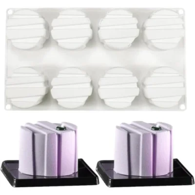 Cylinder Square Shape Mousse Cake Silicone Baking Pan - Cake Tools - Baking Tools & Equipments - On Display