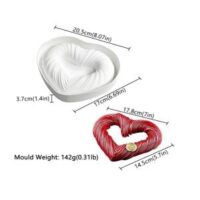 Twisted Heart Mousse Cake Silicone Baking Pan - Cake Tools - Baking Tools & Equipments - Product Detail