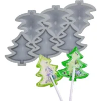 Christmas Tree Lollipop Silicone Mold - Cake Tools - Baking Tools & Equipments - Showing Size