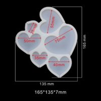 Hearts Shape Lollipop Silicone Mould - cake tool - Baking Tools & Equipments - On Display