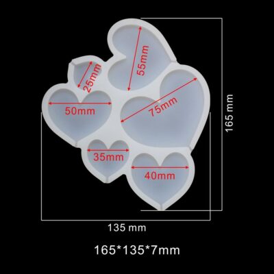 Hearts Shape Lollipop Silicone Mould - cake tool - Baking Tools & Equipments - On Display