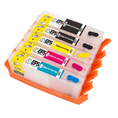EPS Refillable Canon Compatible Edible Ink Cartridges PGI550 / CLI551 (iX6850/iP7250) - EPS - Edible Printing Supplies - On Display