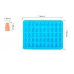 50 Cavity Mini Bear Silicone Mould,,