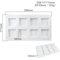 Square Shape Mousse Cake Silicone Baking Pan - Cake Tools - Baking Tools & Equipments - On Display