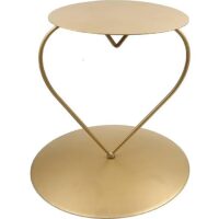Heart Gold Metal Cake Stand 10x15cm - Cake Tools - Cake Stands - Product Detail