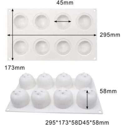 Orange Fruit Mousse Cake Silicone Baking Pan - Cake Tools - Baking Tools & Equipments - On Display