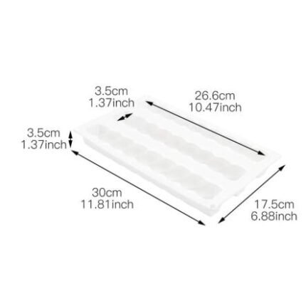 Twisted Long Mousse Cake Silicone Baking Pan - Cake Tools - Baking Tools & Equipments - Showing Size