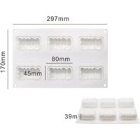 Love Mousse Cake Silicone Baking Pan - Cake Tools - Baking Tools & Equipments - Showing Size