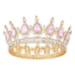 Queen Crown Cake topper Gold - Cake Tools - Figure Toppers - Close-up View