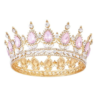 Queen Crown Cake topper Gold - Cake Tools - Figure Toppers - Close-up View