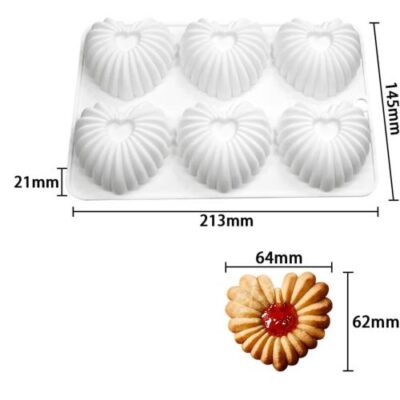 Heart Shell Mousse Cake Silicone Baking Pan - Cake Tools - Baking Tools & Equipments - Product Detail