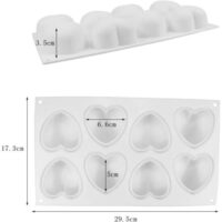 Heart Mousse Cake Silicone Baking Pan - Cake Tools - Baking Tools & Equipments - On Display