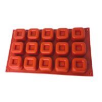 Concave Square Mousse Cake Silicone Baking Pan - Cake Tools - Baking Tools & Equipments - Showing Size
