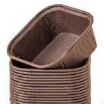 50 Pcs Set Coffee Muffin & Cupcake Square Baking Liner - Cake Tools - Cupcake Supplies - Showing Size