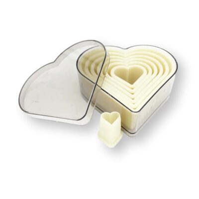 Heart Shape Polyglass Cookie Fondant Cutter - Cake Tools - Cookie Cutters - Product Detail