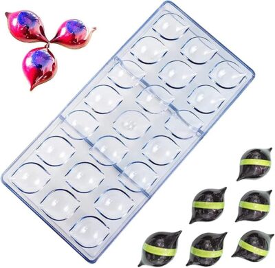 21 Cavity Lemon Polycarbonate Chocolate Mould - Cake Tools - Polycarbonate Moulds - Product Detail