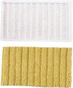 Rib & Cable Knit Fondant Silicone Mould - Cake Tools - Silicone Moulds - Full View