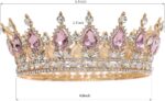 Queen Crown Cake topper Gold - Cake Tools - Figure Toppers - Full View