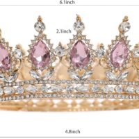 Queen Crown Cake topper Gold - Cake Tools - Figure Toppers - Full View