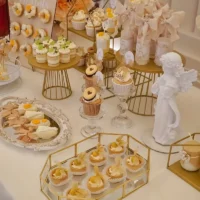 Gold Metal Cake & Cupcake Display Stand 20×20 cm - Cake Tools - Cake Stands - On Display
