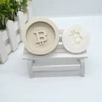 Bitcoin Fondant Silicone Mould - Cake Tools - Silicone Moulds - Full View
