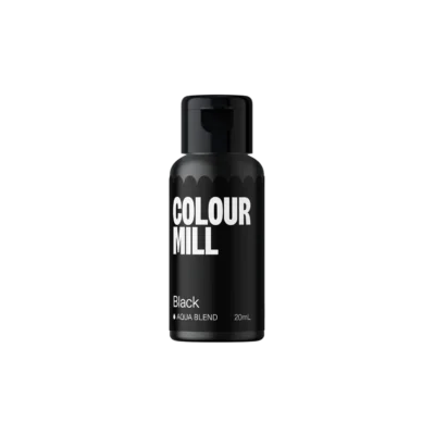 Colour Mill Black – Water Based Food Colouring 20ml - Colour Mill - Water Based Food Coloring - On Display