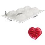 Bowknot Heart Mousse Cake Silicone Baking Pan