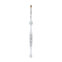 Sweet Sticks Clear Grip Filbert #2 Brush - Sweet Sticks - Cake Decorating Tools - Full View