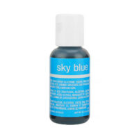 Chefmaster Sky Blue Liqua-Gel Food Coloring 20g - Chefmaster - Water Based Food Coloring - Close-up View