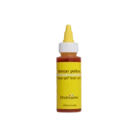 Chefmaster Lemon Yellow Liqua-Gel Liquid Food Coloring 65g - Chefmaster - Water Based Food Coloring - Close-up View
