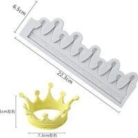 Crown Fondant Silicone Mould