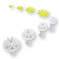 4 Pcs Set Daisy Flower Plunger Cutter - Cake Tools - Sugar flowers Essentials - Product Detail