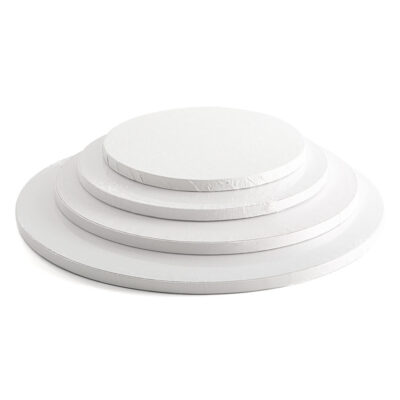 Round Cake White Drum Board - Cake Tools - Drum Cake Boards - Close-up View