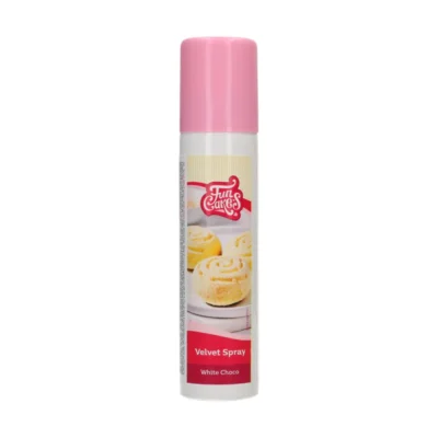 FunCakes Velvet Spray White Choco 100ml - FunCakes - Cake Decorating Tools - Showing Size