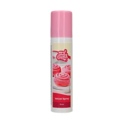 FunCakes Velvet Spray Pink 100ml - FunCakes - Cake Decorating Tools - Close-up View