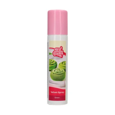 FunCakes Velvet Spray Green100ml - FunCakes - Cake Decorating Tools - Showing Size