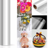 Flower & Gift Clear Cellophane Wrapping Roll1