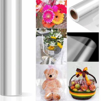 Flower & Gift Clear Cellophane Wrapping Roll1