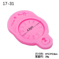 Clock Fondant Silicone Mould - Cake Tools - Silicone Moulds - On Display