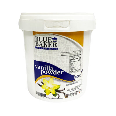 Vanilla Powder Flavour Pail of 800g - BlueBaker - Essentials - Full View
