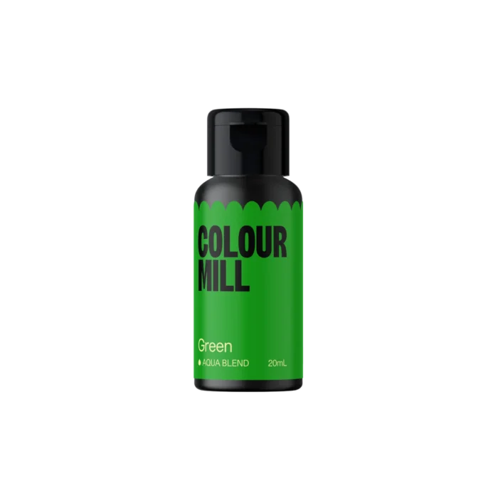 Colour Mill Green – Water Based Food Colouring 20ml - Colour Mill - Water Based Food Coloring - Showing Size