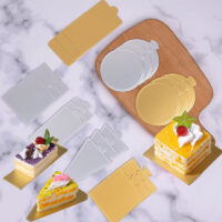 100 Pcs Set Silver Round Mini Cake Board 9cm - Cake Tools - Cake Boards - On Display