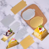 100 Pcs Set Silver Round Mini Cake Board 9cm - Cake Tools - Cake Boards - On Display